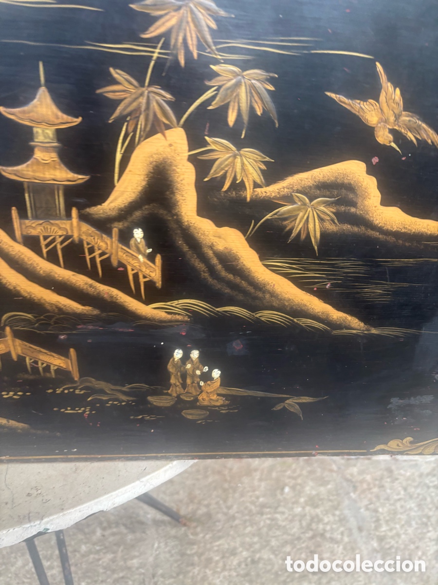 Antig&uuml;edades: Ba&uacute;l lacado del siglo XVIII - Foto 16