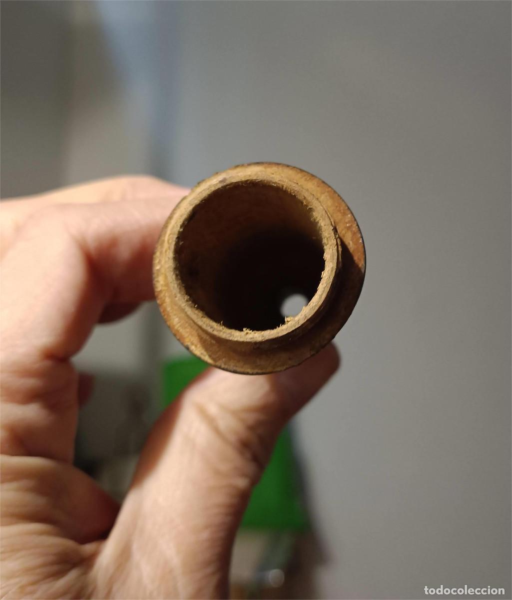 Antig&uuml;edades: Antiguo interruptor el&eacute;ctrico de pera, grande. De madera - Foto 7