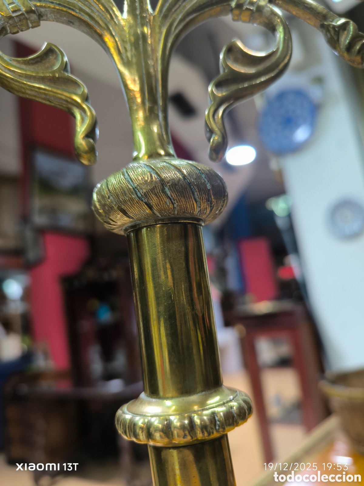 Antig&uuml;edades: Candelabro de 5 brazos - Foto 7