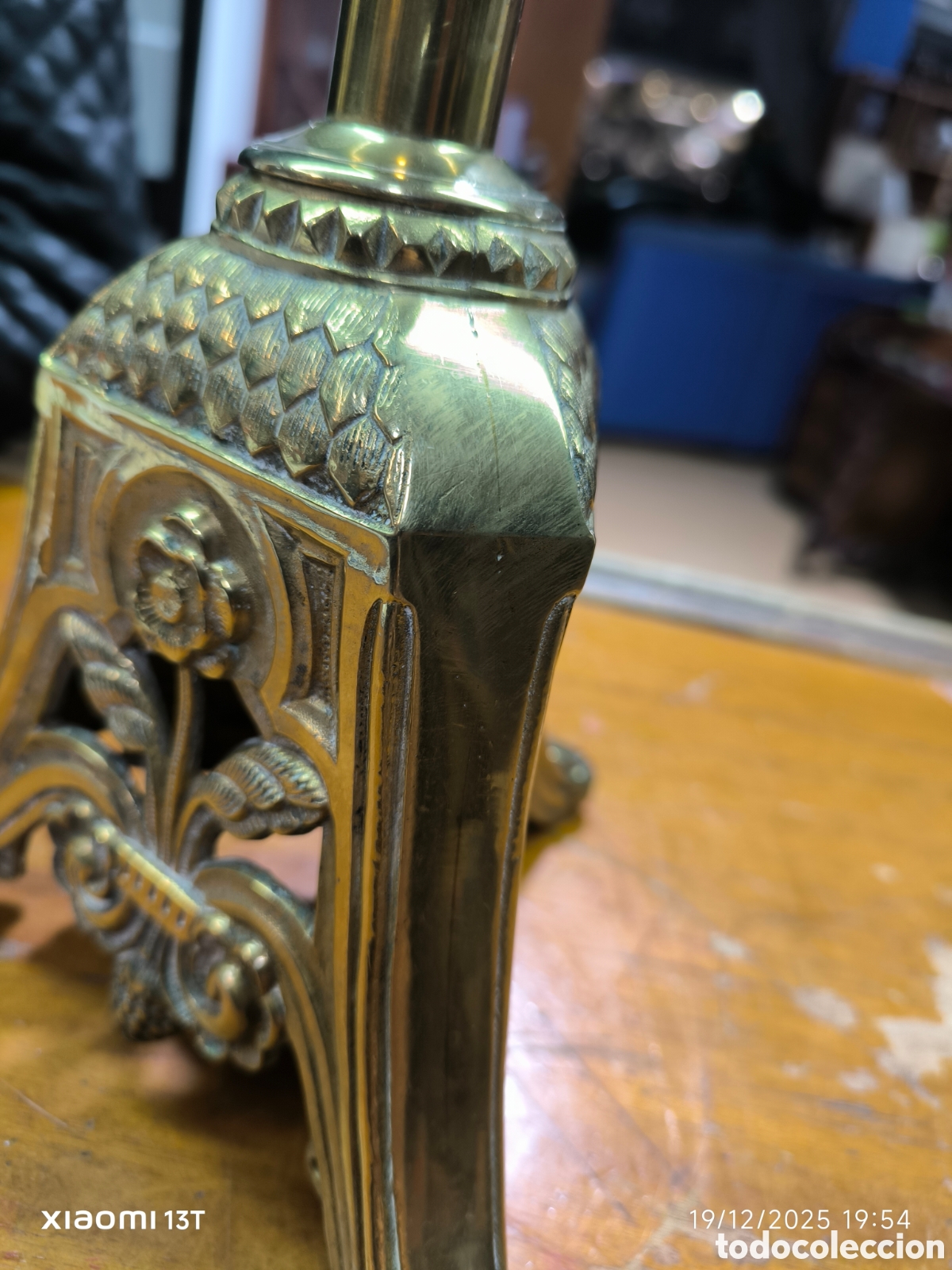 Antig&uuml;edades: Candelabro de 5 brazos - Foto 8