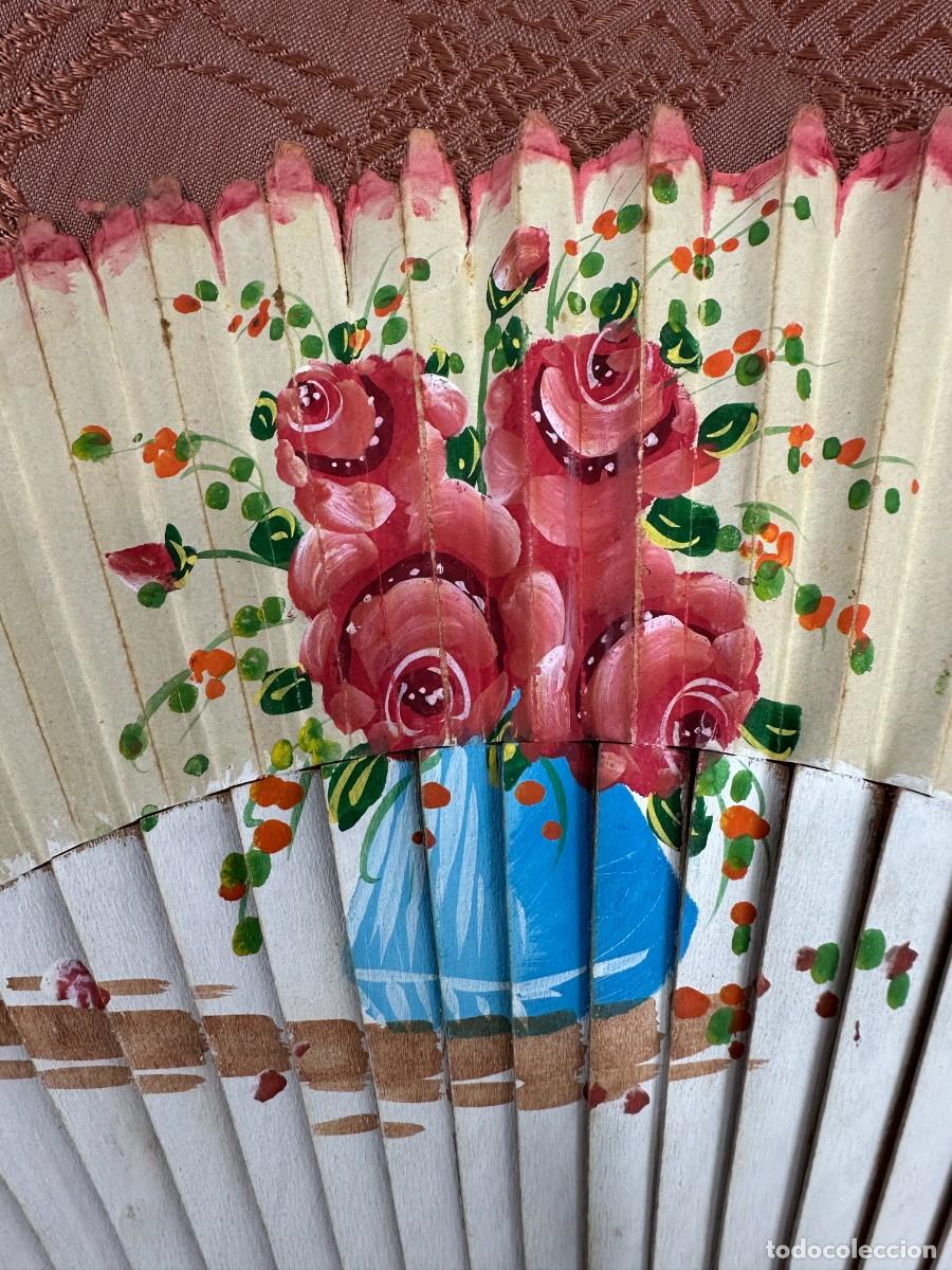 Antig&uuml;edades: Abanico de papel pintado - Foto 3