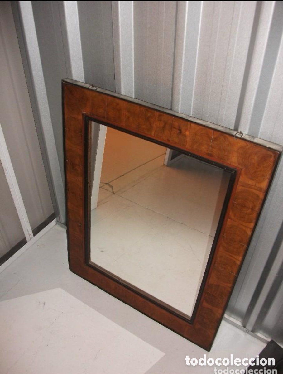 Antig&uuml;edades: ESPEJO CL&Aacute;SICO DE MADERA - Foto 1