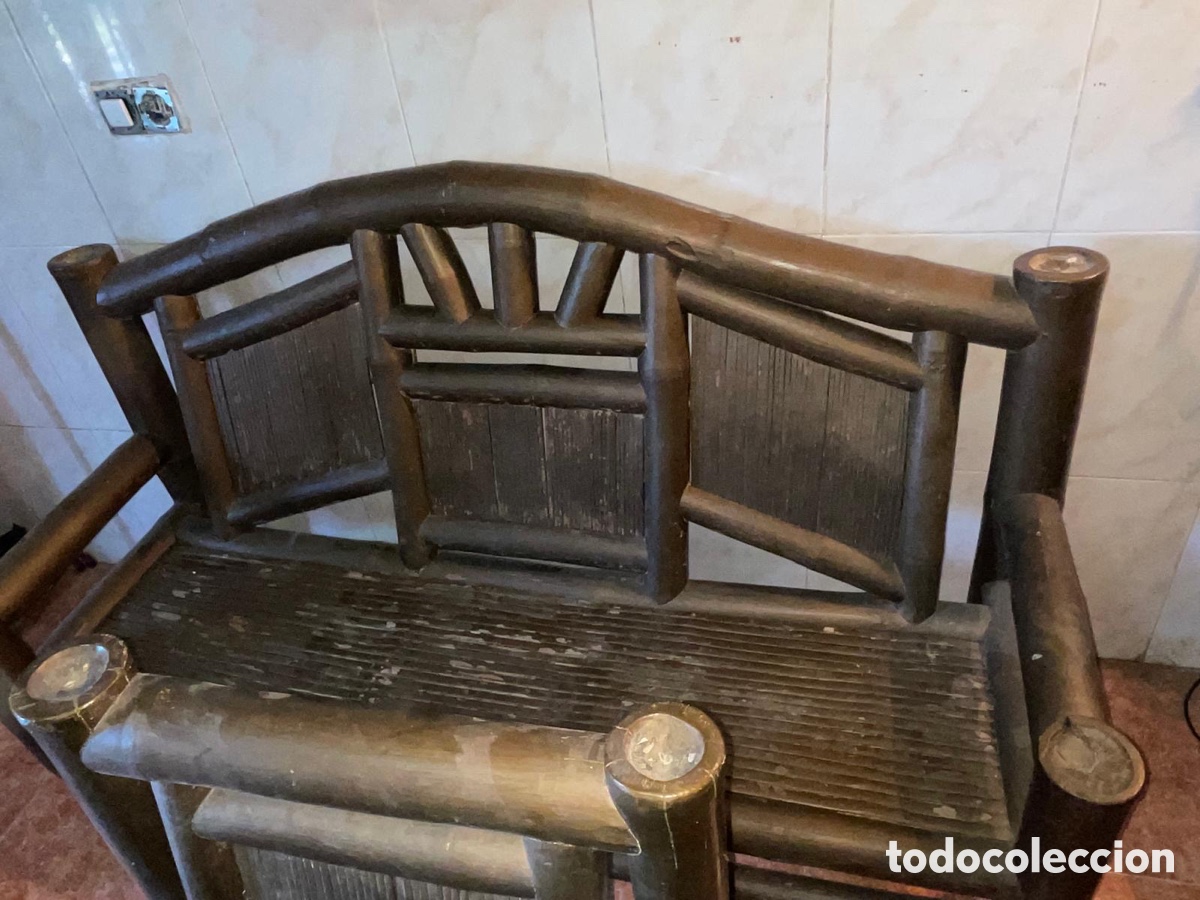 Antig&uuml;edades: Conjunto de jard&iacute;n de bamb&uacute; - Foto 3