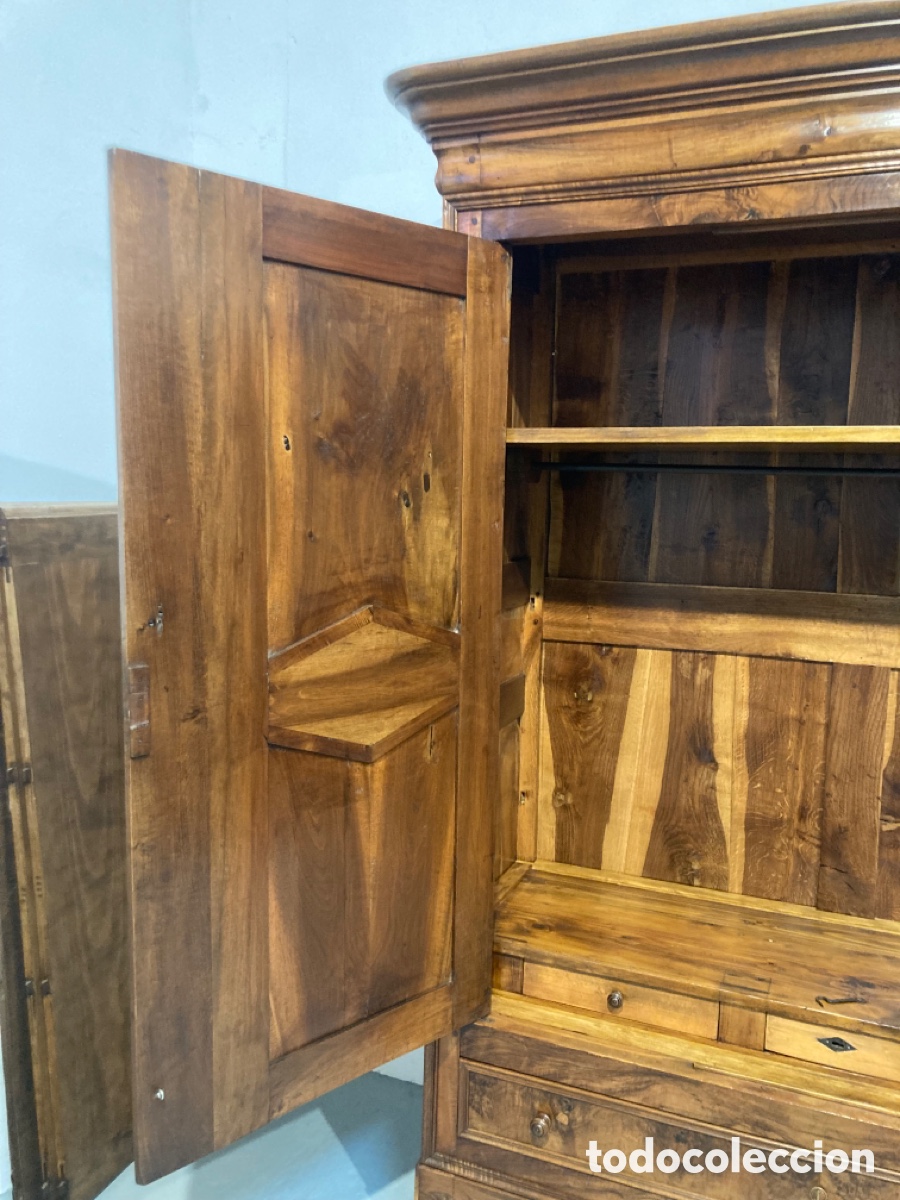 Antig&uuml;edades: Antiguo armario ropero restaurado - Foto 17