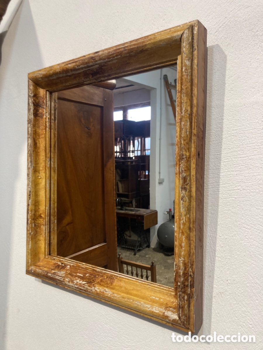 Antig&uuml;edades: Espejo con marco antiguo - Foto 2