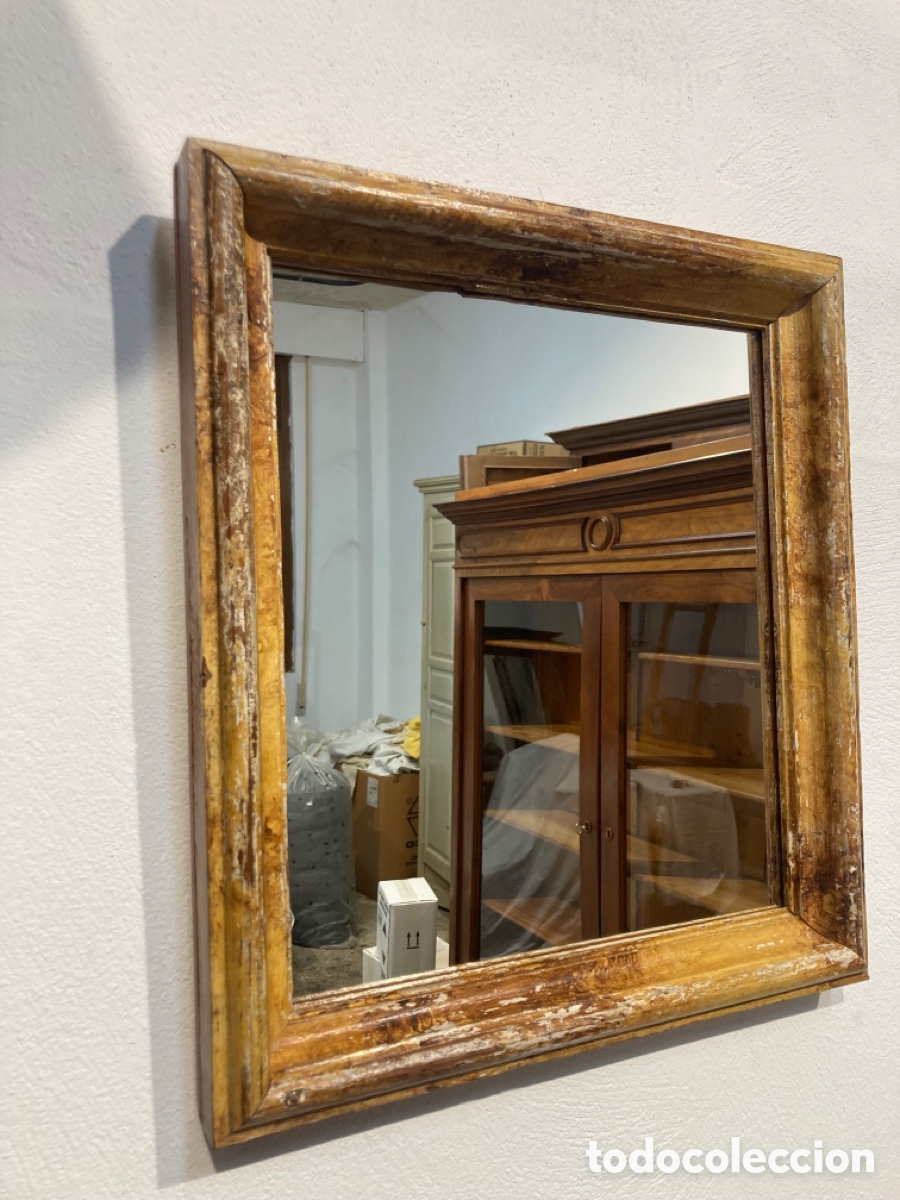 Antig&uuml;edades: Espejo con marco antiguo - Foto 3