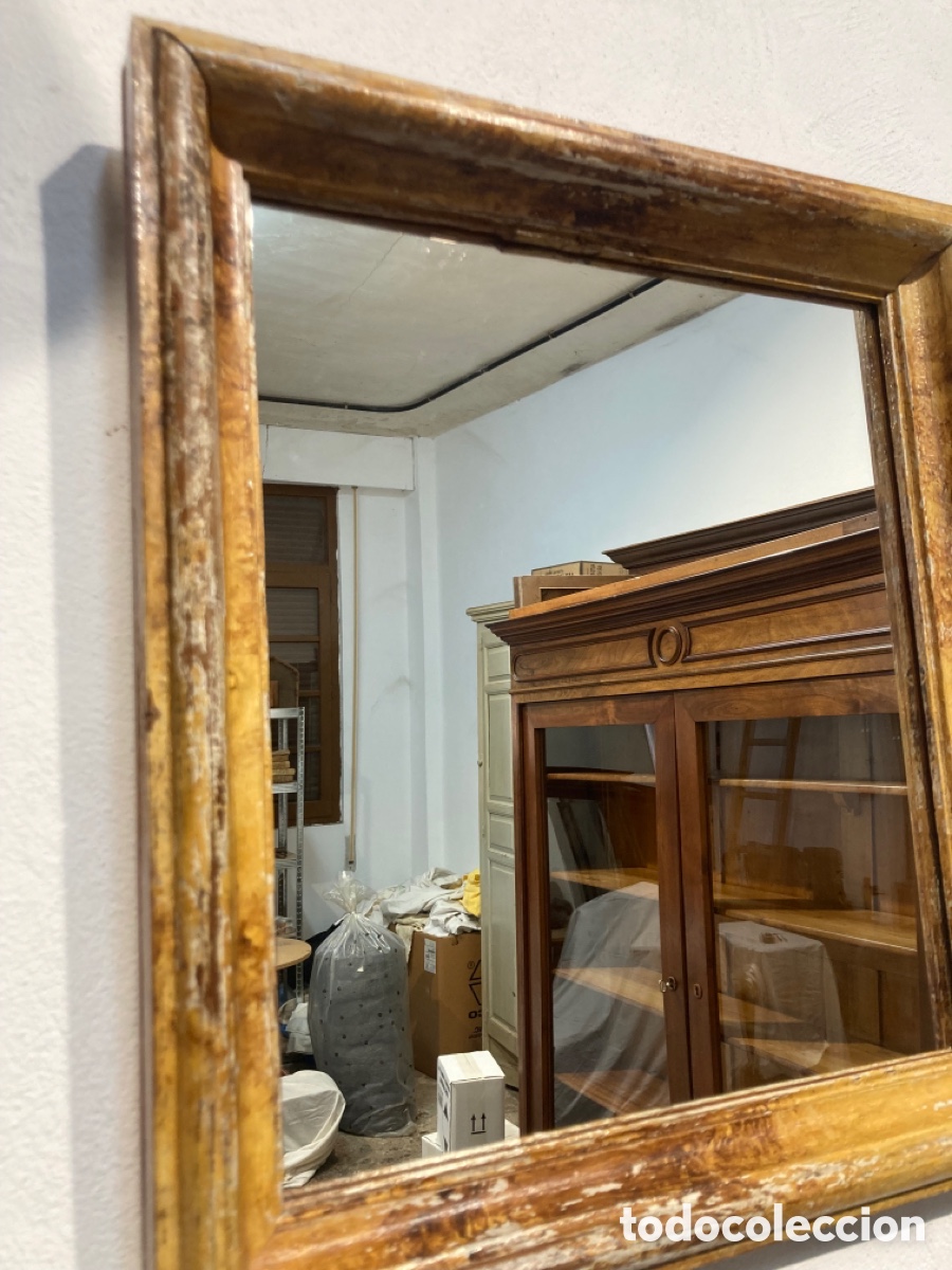Antig&uuml;edades: Espejo con marco antiguo - Foto 6