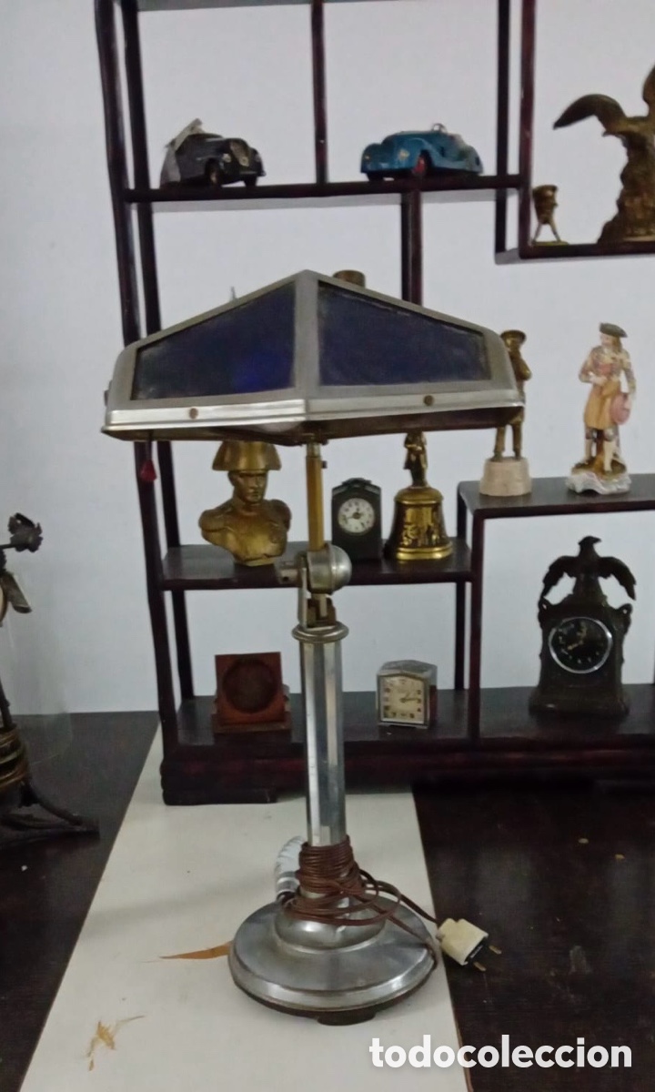 Antig&uuml;edades: Dos l&aacute;mparas de mesa de 1925 - Foto 2