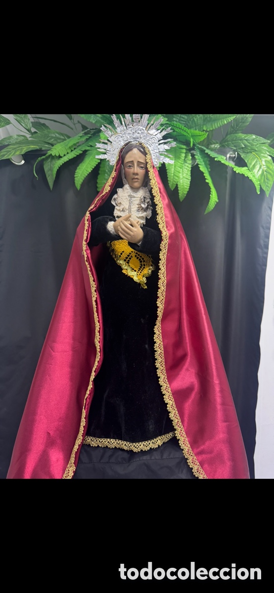 Antig&uuml;edades: Virgen dolorosa de terracota