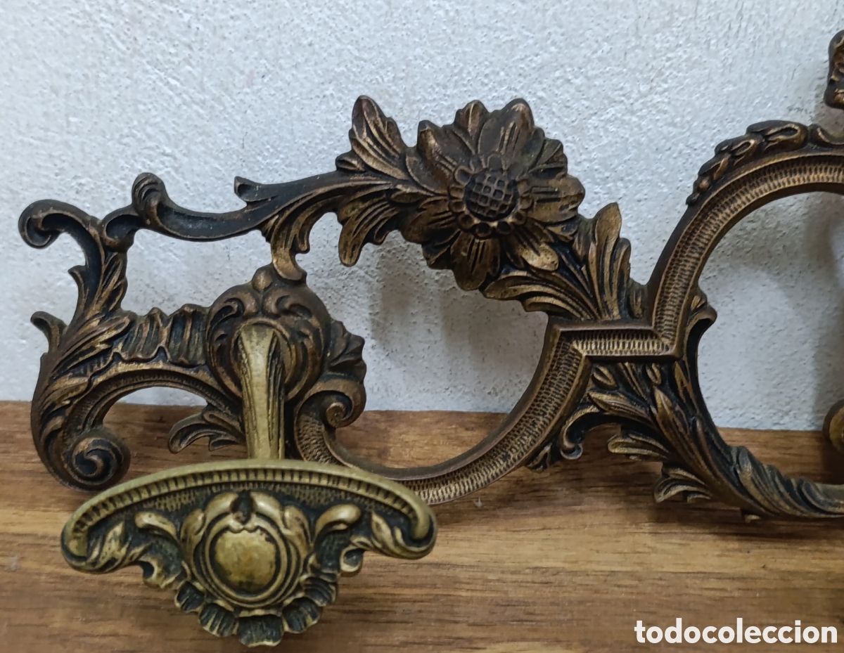 Antig&uuml;edades: MUY BONITO Y ANTIGUO PERCHERO DE BRONCE PERIS ANDREU - Foto 3