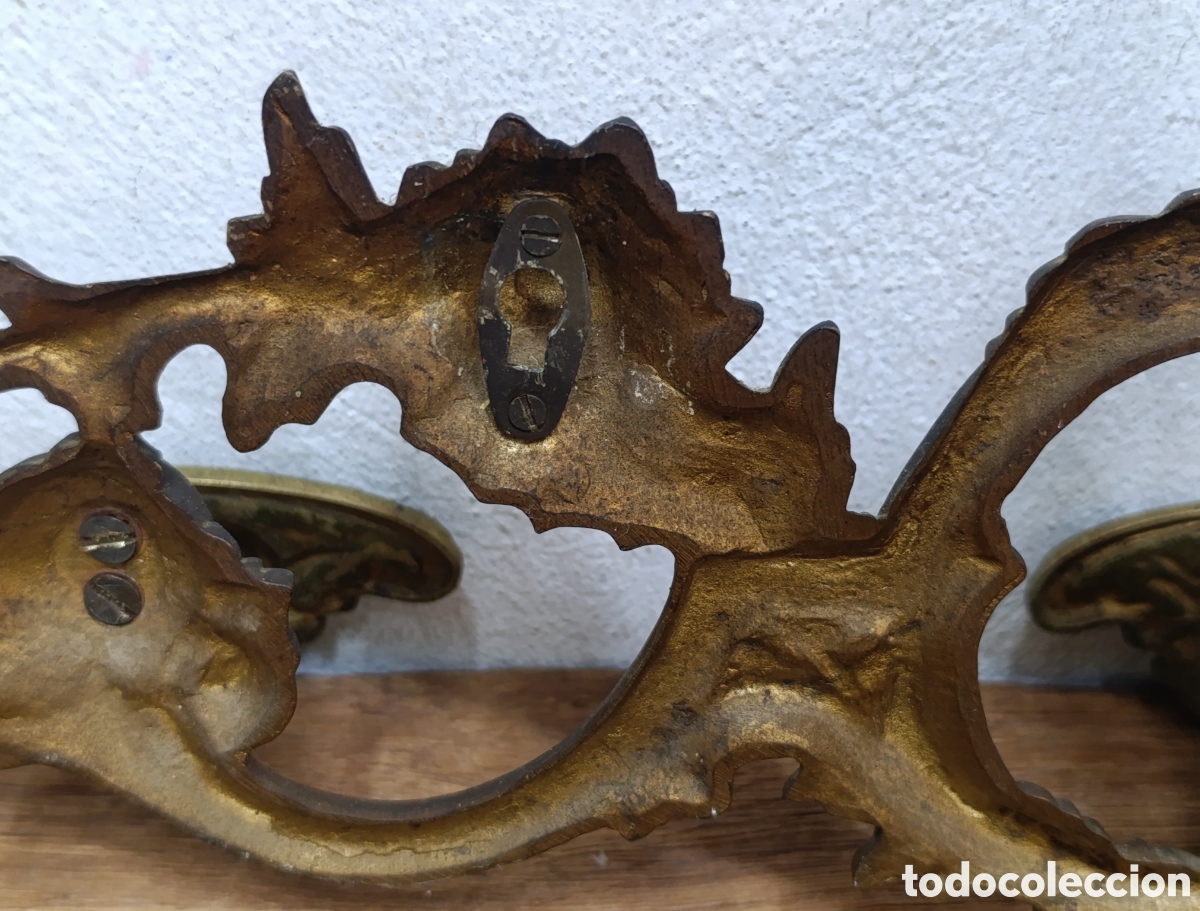 Antig&uuml;edades: MUY BONITO Y ANTIGUO PERCHERO DE BRONCE PERIS ANDREU - Foto 5