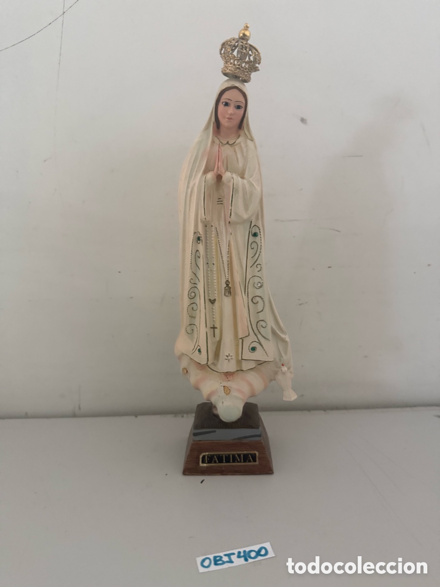 Antig&uuml;edades: Imagen Virgen de F&aacute;tima - Foto 3