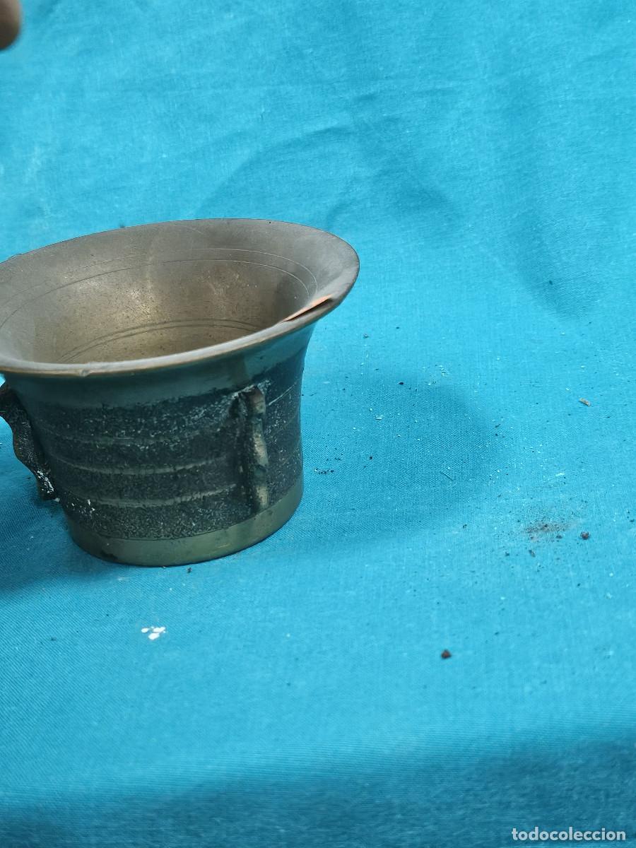 Antig&uuml;edades: mortero de bronce sin maza - Foto 2