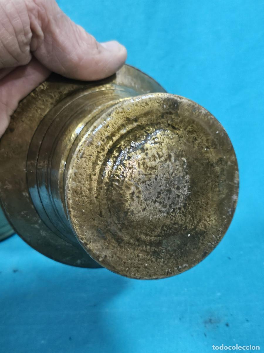 Antig&uuml;edades: mortero de bronce sin maza - Foto 3