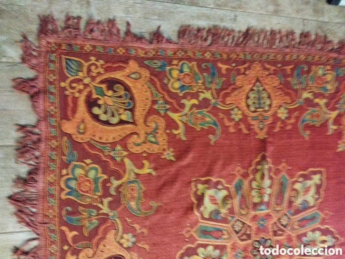 Antig&uuml;edades: *TAPETE COBERTOR, TAPIZ... (Rf: 446/a.) - Foto 4