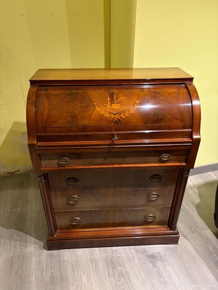 Antig&uuml;edades: Bureau escritorio franc&eacute;s antiguo de madera - Foto 1