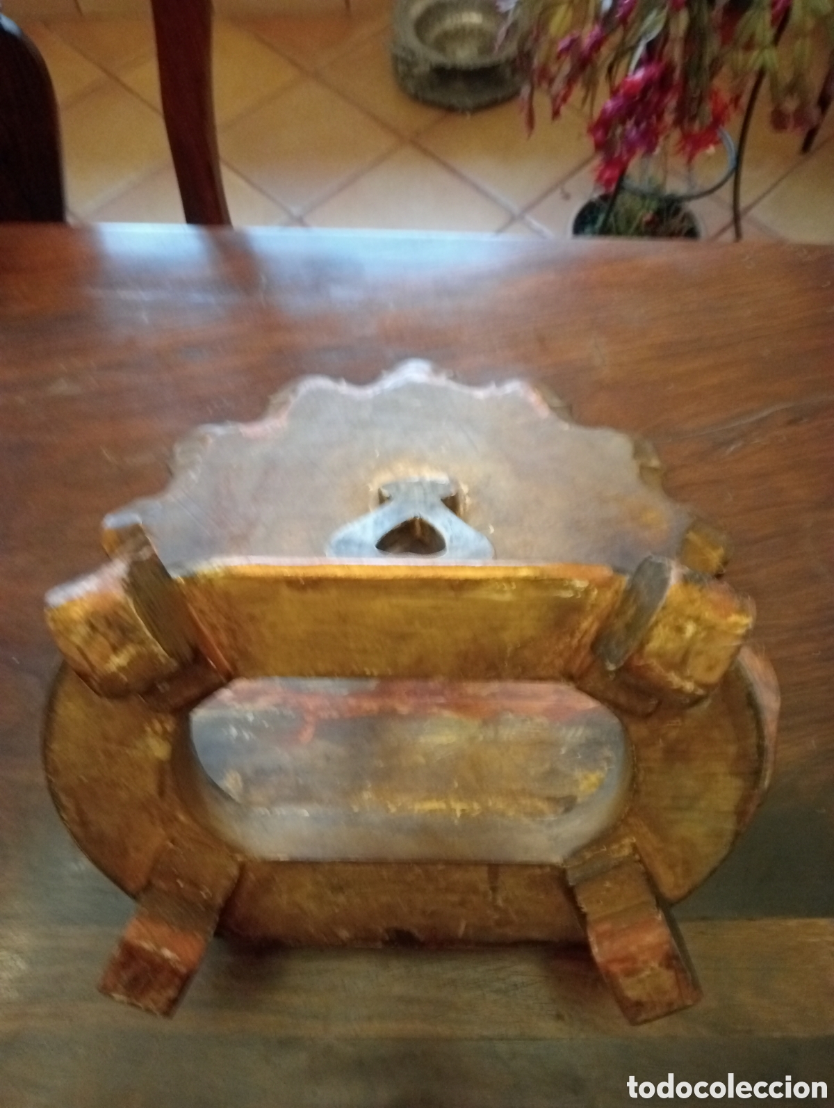 Antig&uuml;edades: Facistol de madera pan de oro - Foto 5