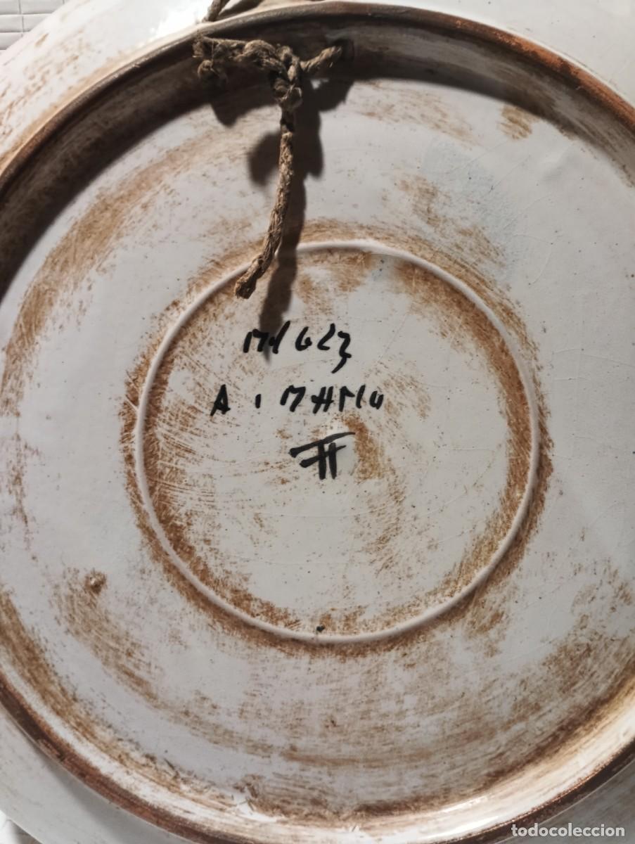 Antig&uuml;edades: PLATO-MANISES-FIRMADO. - Foto 4