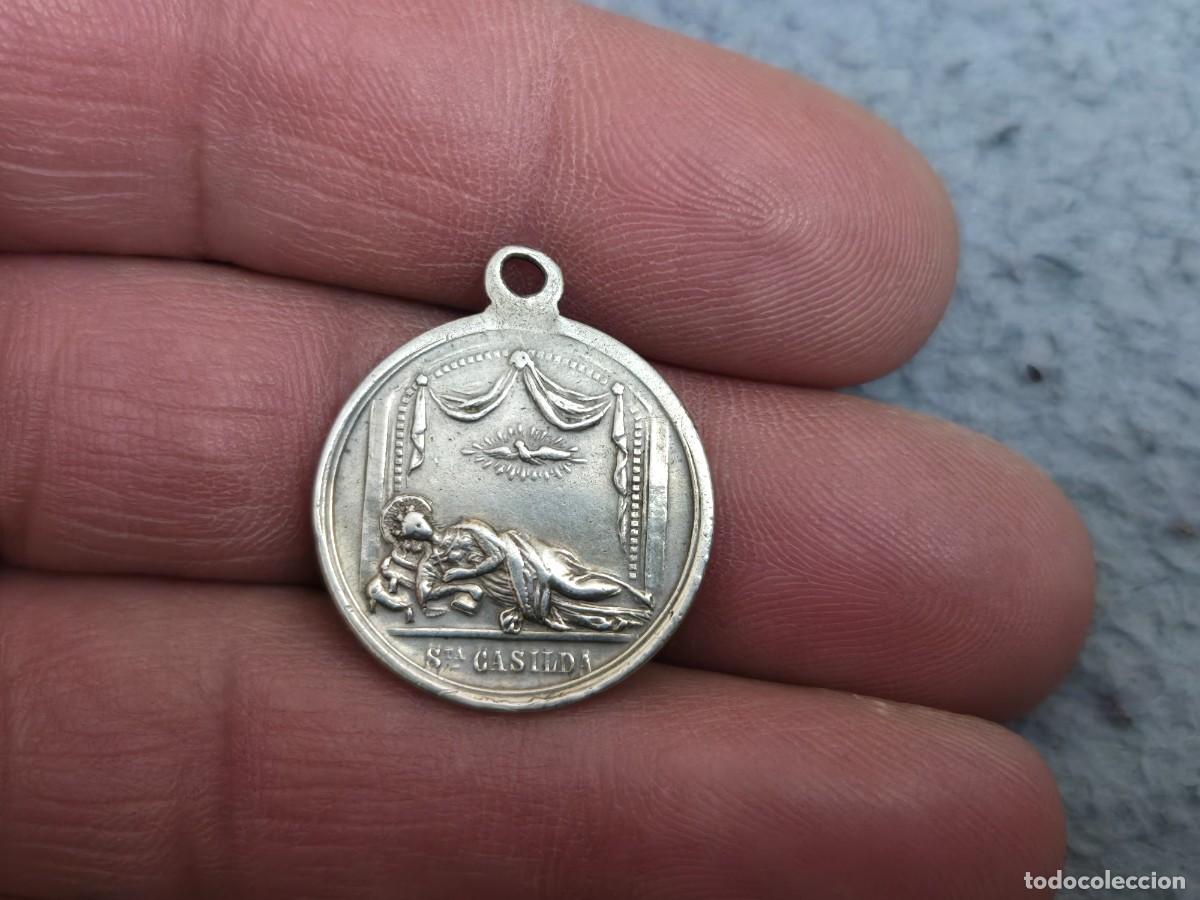 Antig&uuml;edades: MEDALLA EN PLATA SANTA CASILDA - Foto 4