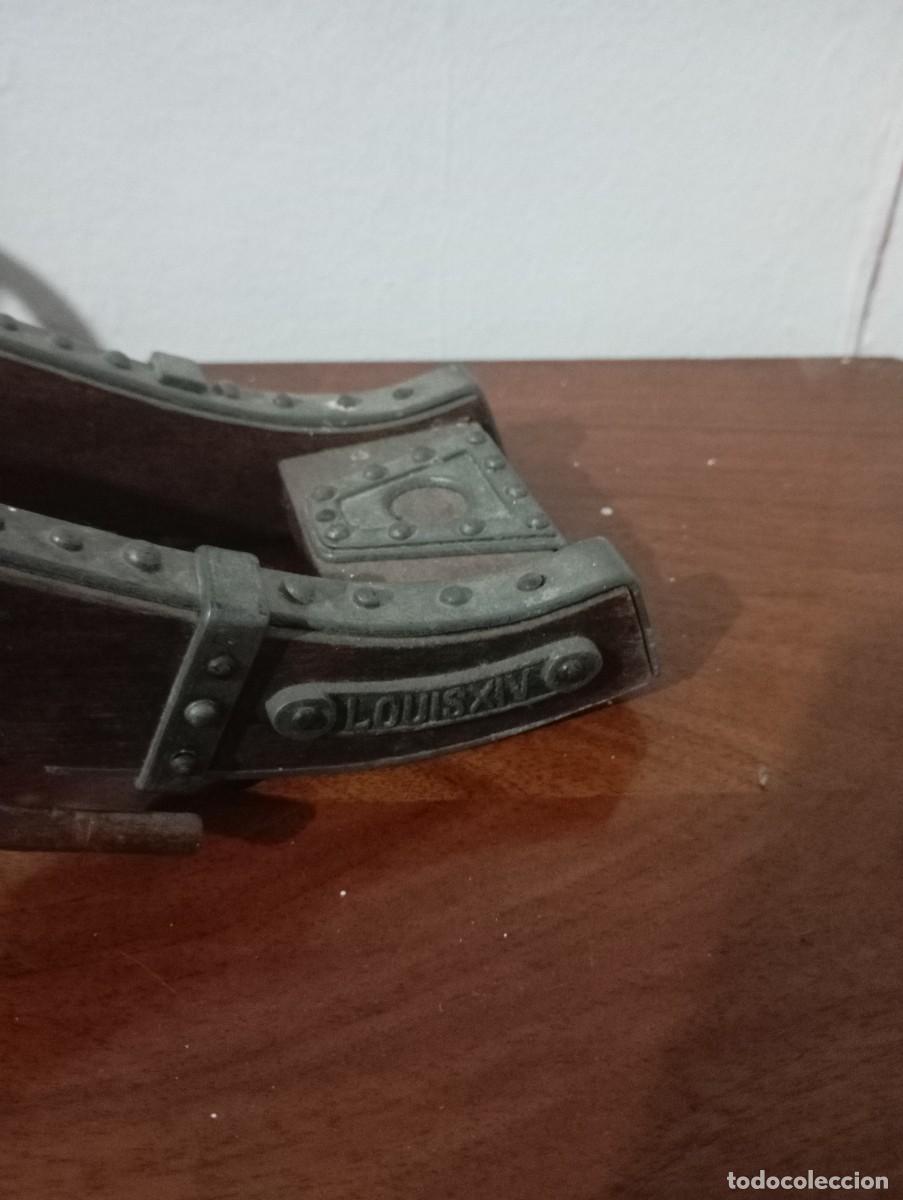 Antig&uuml;edades: Ca&ntilde;&oacute;n bronce franc&eacute;s siglo viii - Foto 2