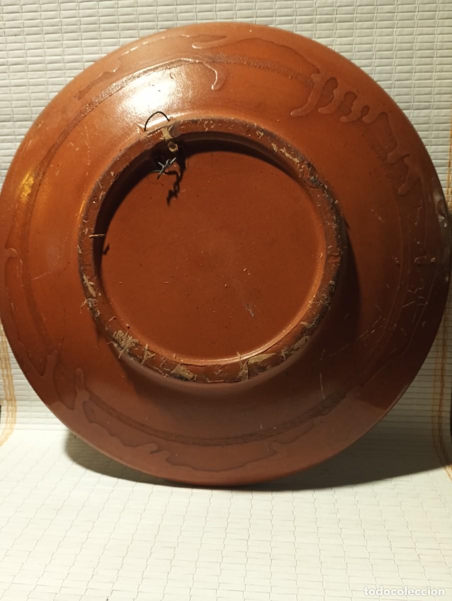 Antig&uuml;edades: PLATO BARRO-TIPO LA BISBAL. - Foto 3