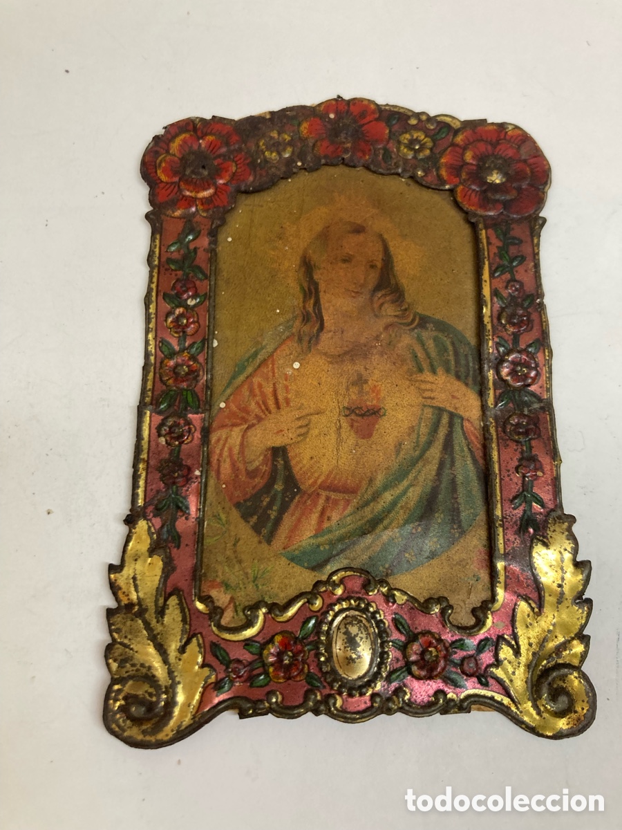 Antig&uuml;edades: Estampado religioso 1942 /papel22 - Foto 1
