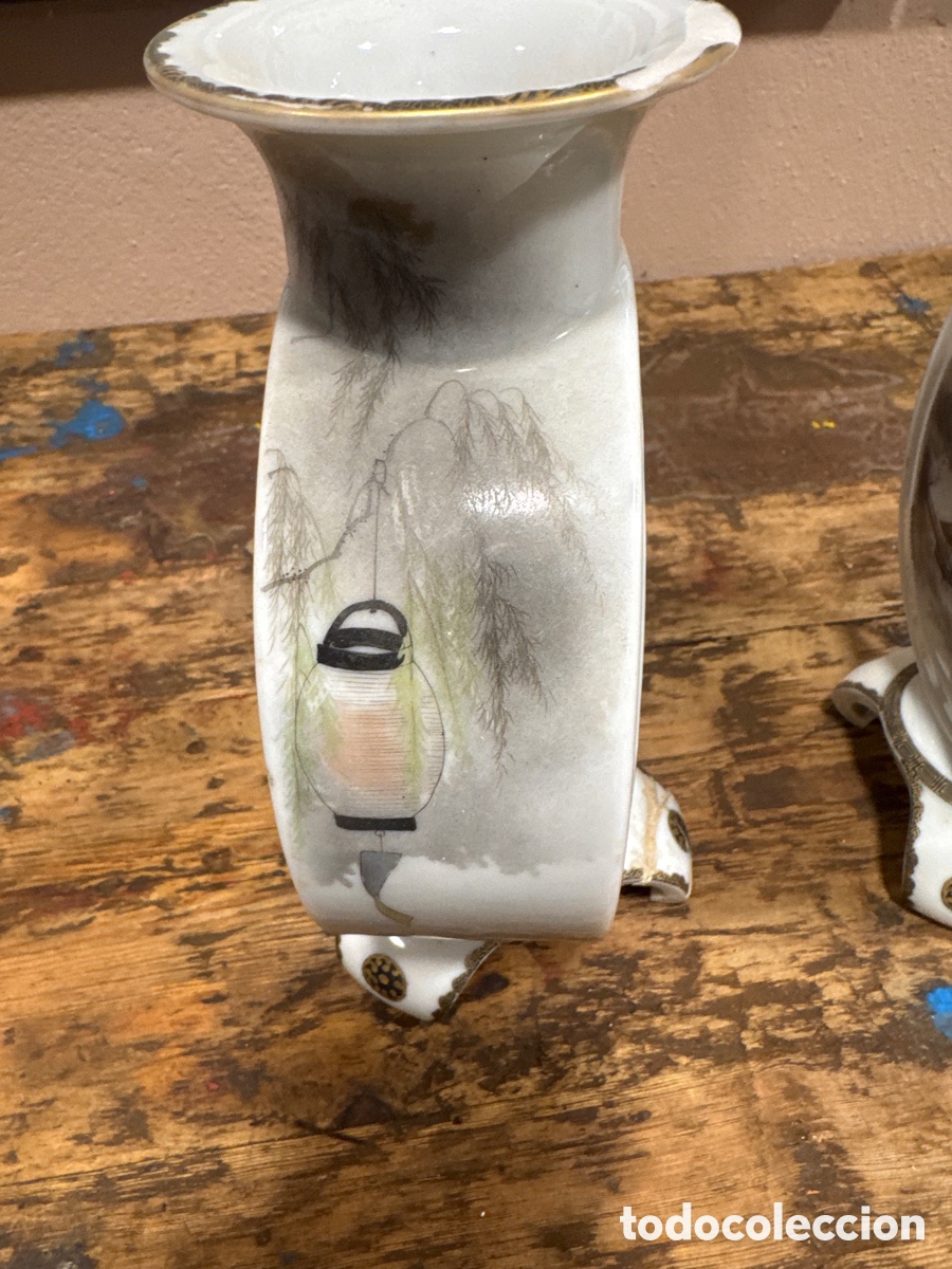 Antig&uuml;edades: Pareja de jarrones chinos - Foto 6