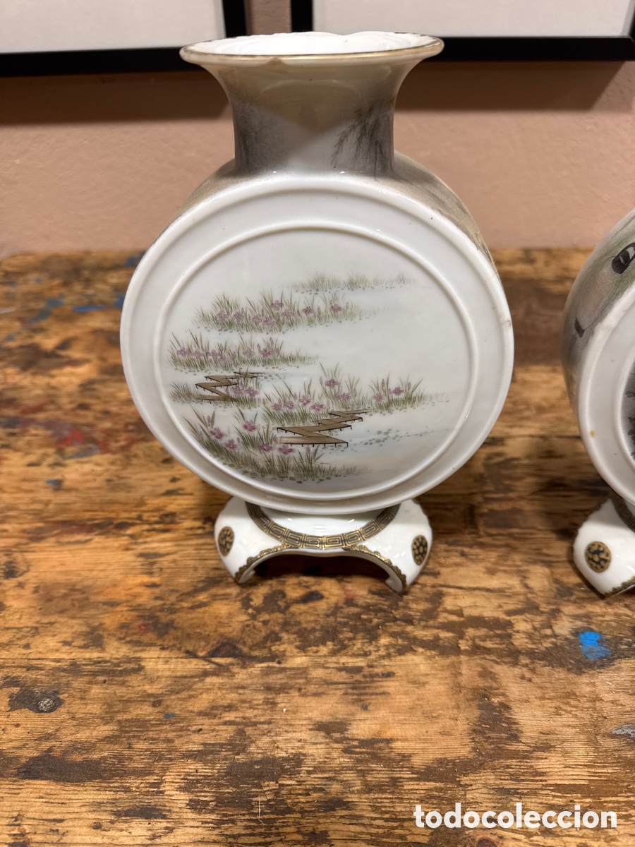 Antig&uuml;edades: Pareja de jarrones chinos - Foto 8