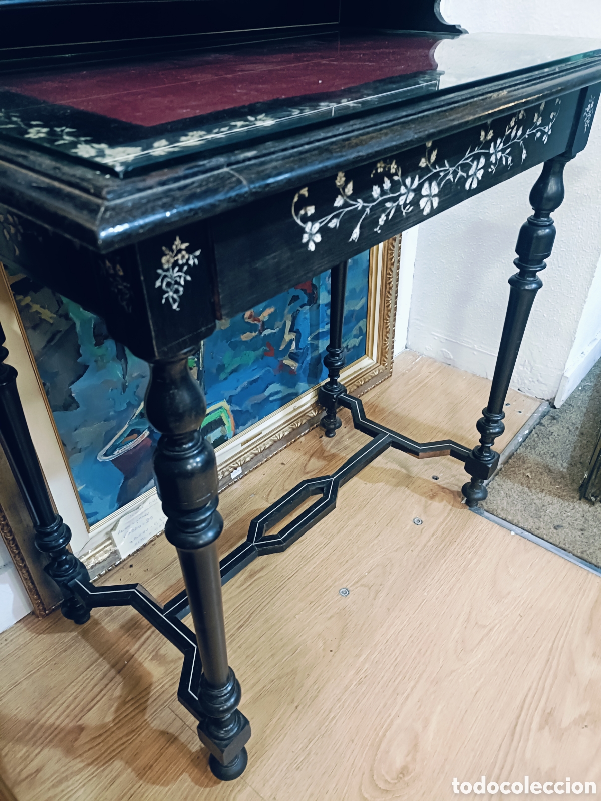Antig&uuml;edades: Antiguo escritorio de dama - Foto 5