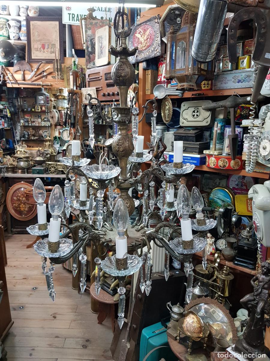 Antig&uuml;edades: ANTIGUA LAMPARA DE TECHO - Foto 1