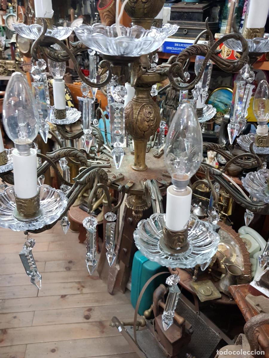 Antig&uuml;edades: ANTIGUA LAMPARA DE TECHO - Foto 2