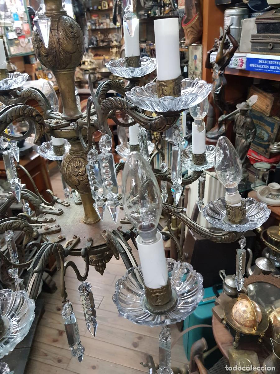 Antig&uuml;edades: ANTIGUA LAMPARA DE TECHO - Foto 3