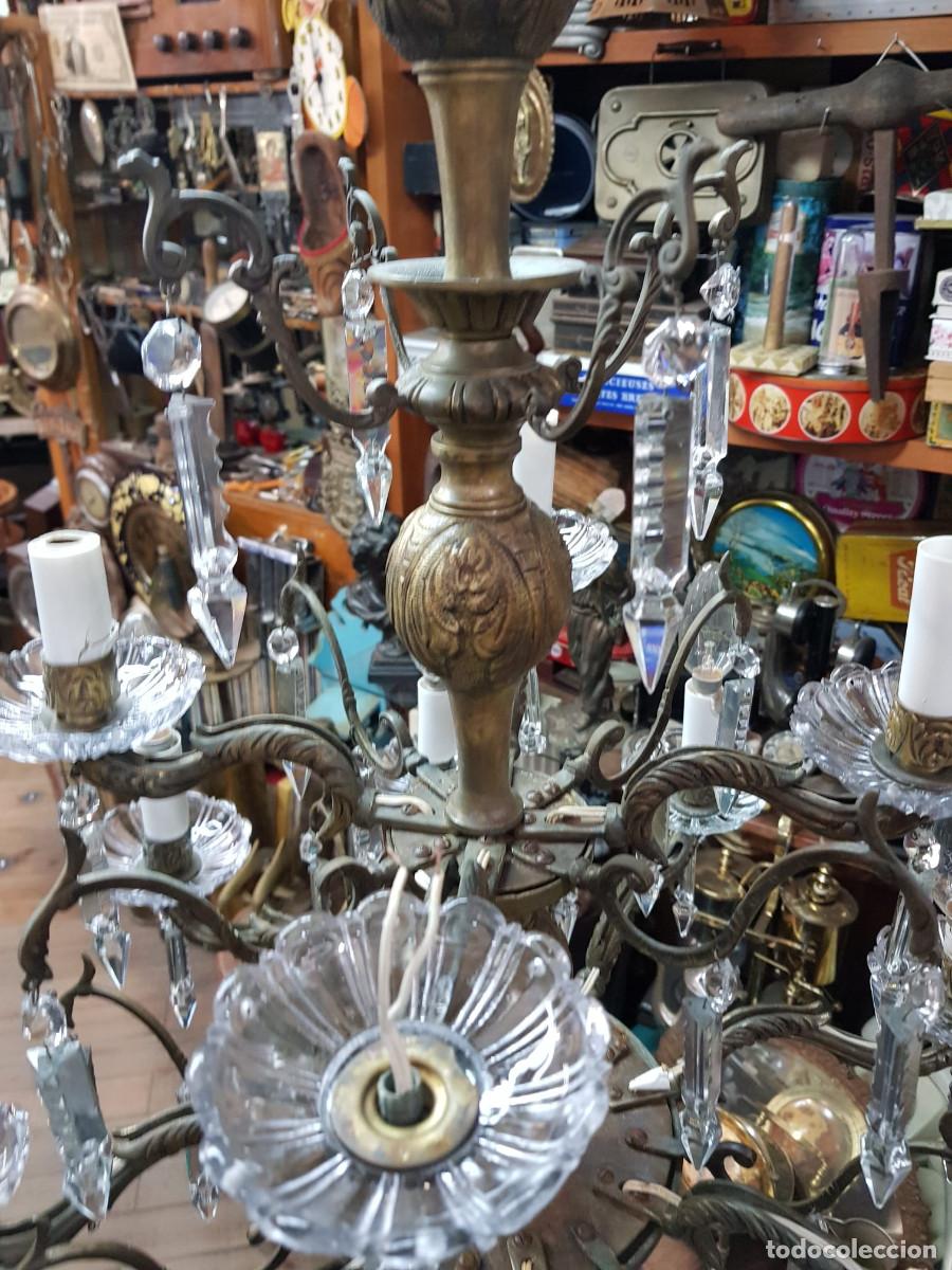 Antig&uuml;edades: ANTIGUA LAMPARA DE TECHO - Foto 4