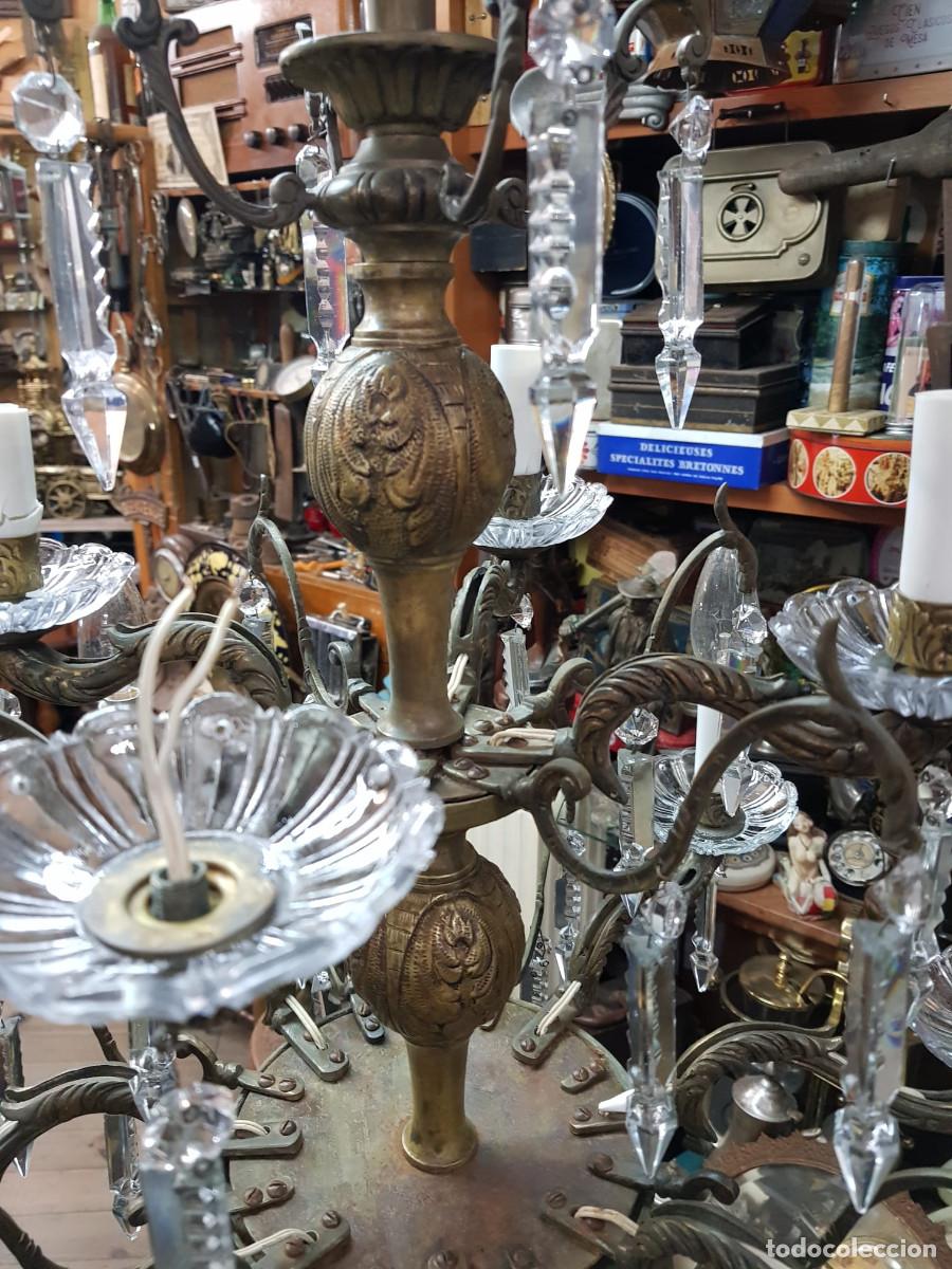 Antig&uuml;edades: ANTIGUA LAMPARA DE TECHO - Foto 6