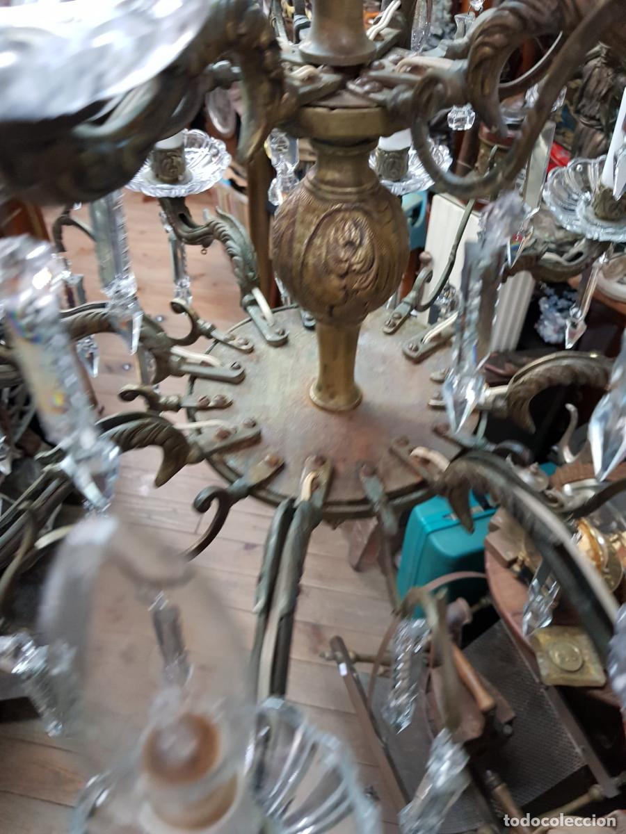 Antig&uuml;edades: ANTIGUA LAMPARA DE TECHO - Foto 7