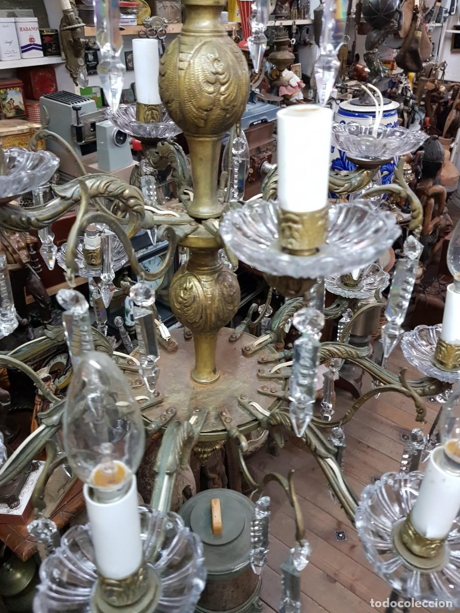 Antig&uuml;edades: ANTIGUA LAMPARA DE TECHO - Foto 9