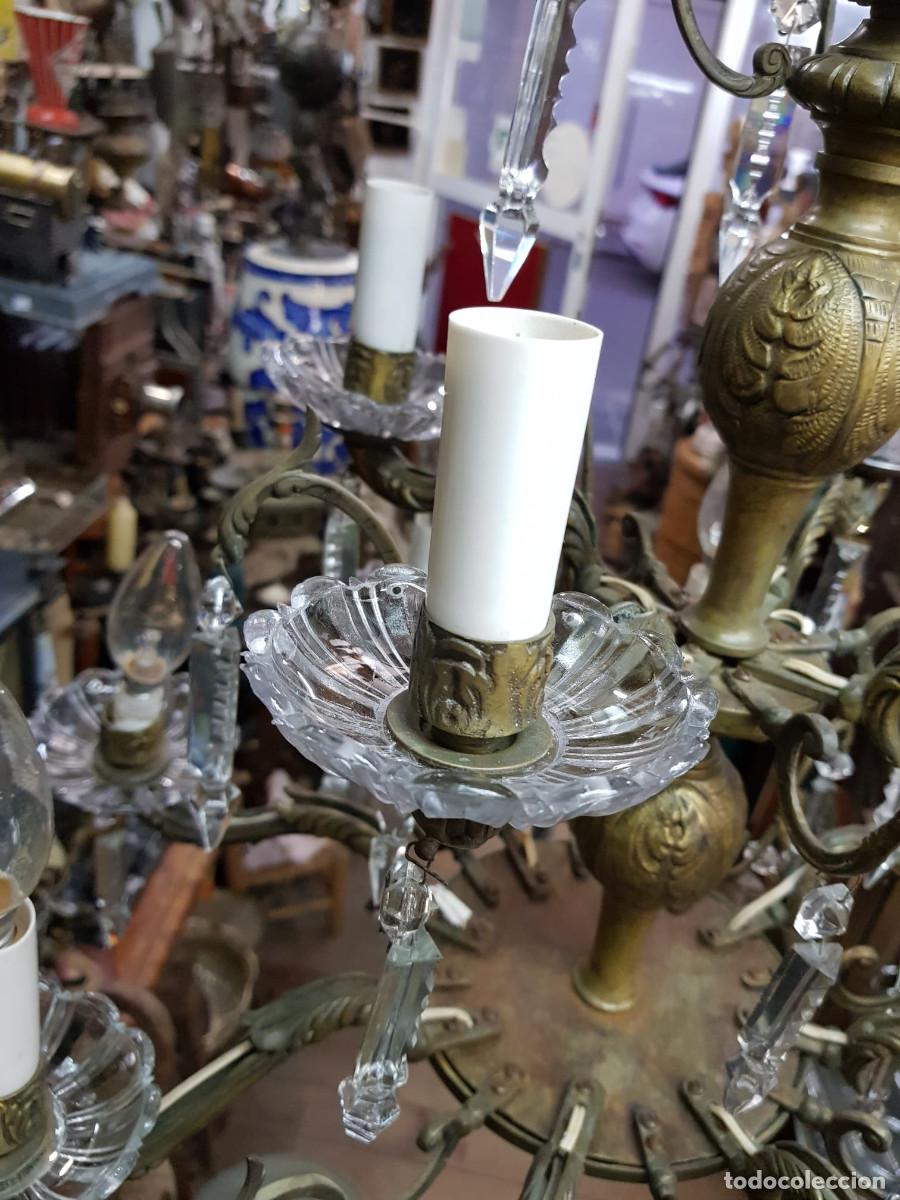 Antig&uuml;edades: ANTIGUA LAMPARA DE TECHO - Foto 11