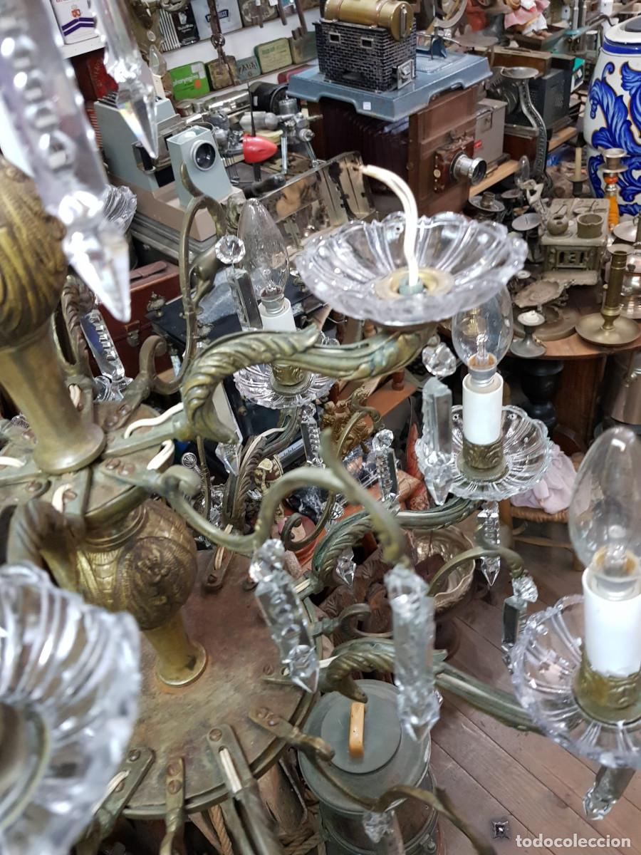 Antig&uuml;edades: ANTIGUA LAMPARA DE TECHO - Foto 12