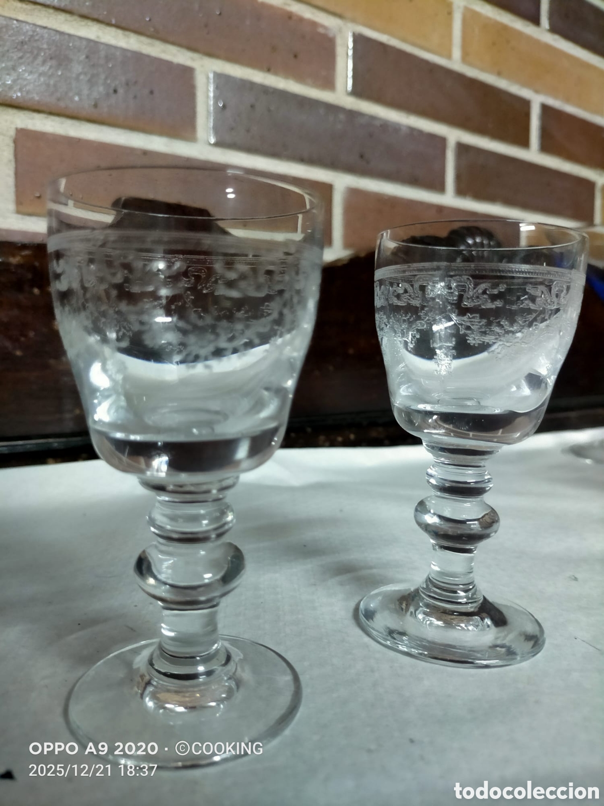 Antiquit&eacute;s: Copas cristal Bacarat mas 2 copitas de jerez