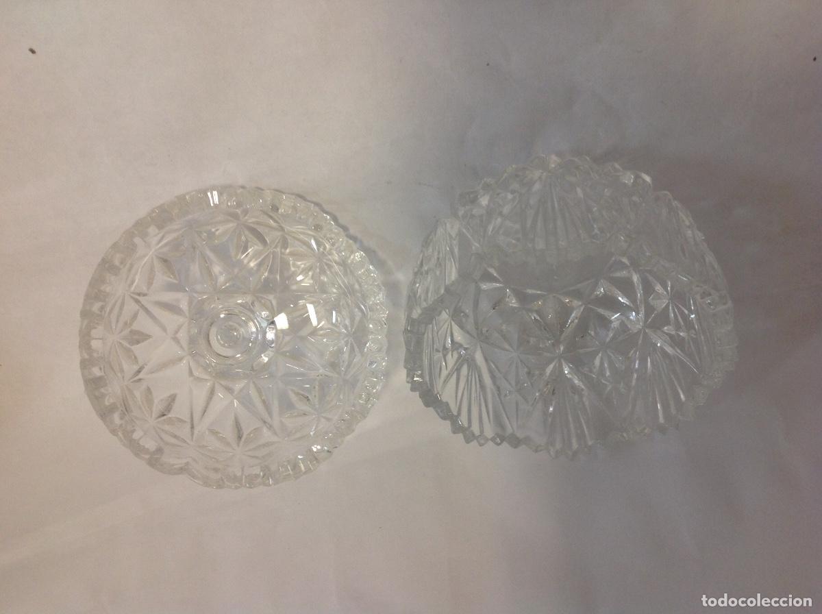 Antig&uuml;edades: Mermeladera de cristal moldado - Foto 3