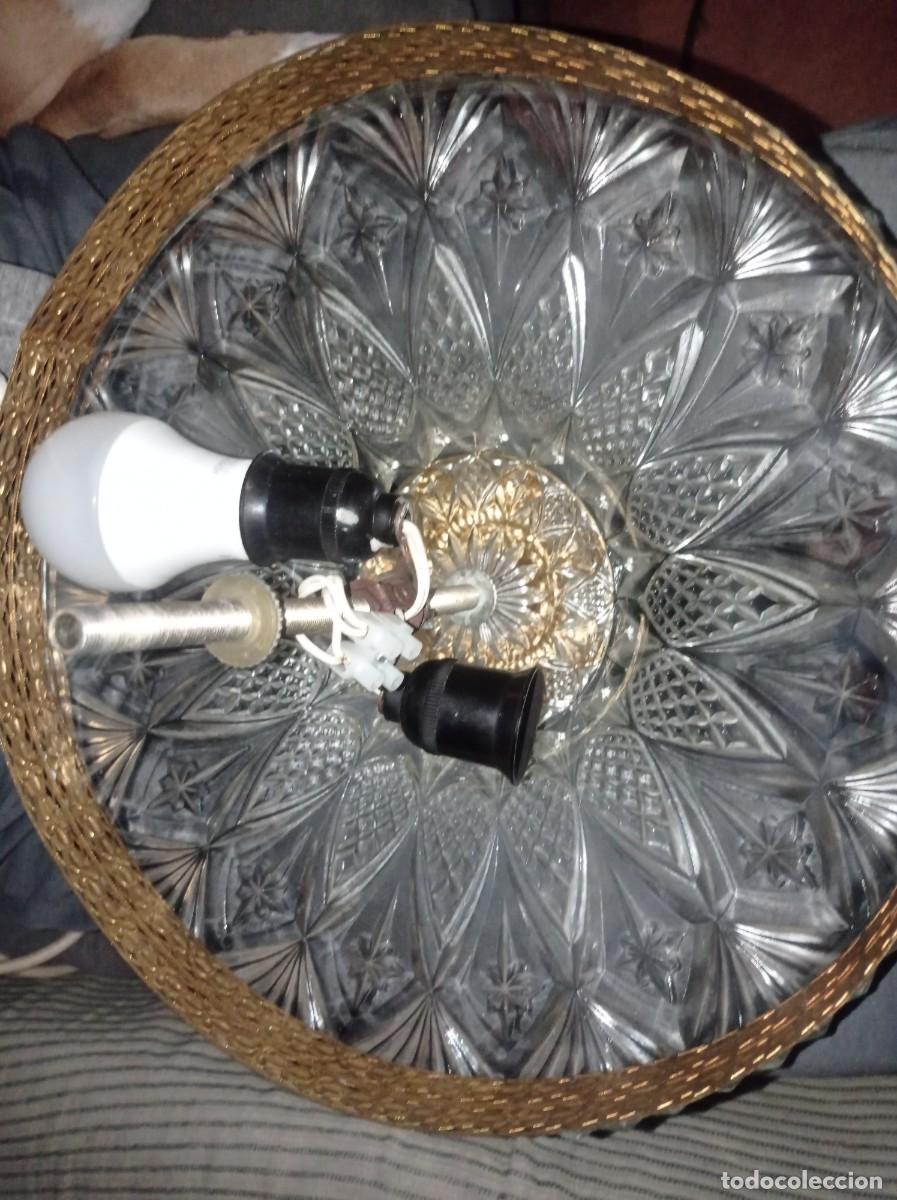 Antig&uuml;edades: Lampara antigua de techo - Foto 7