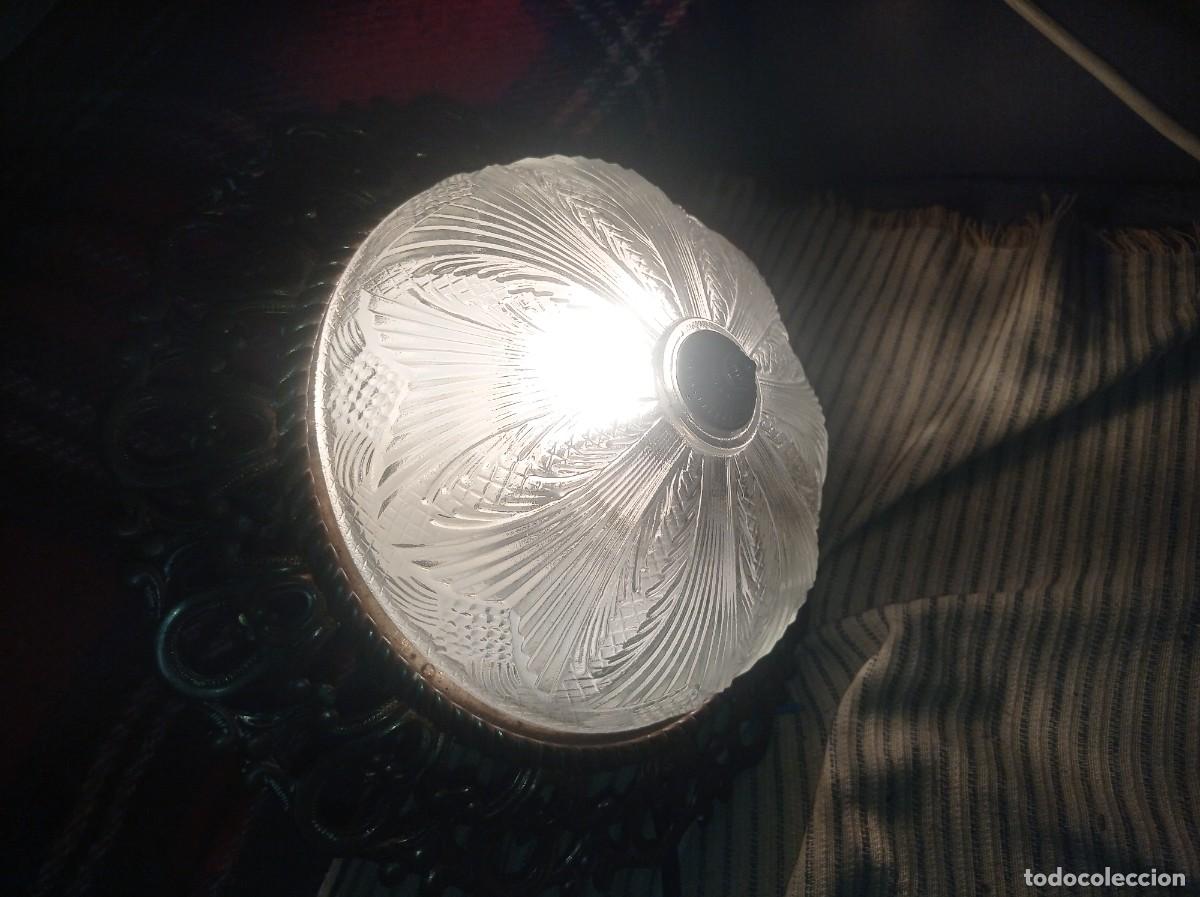 Antig&uuml;edades: Lampara techo Cristal tallado - Foto 3