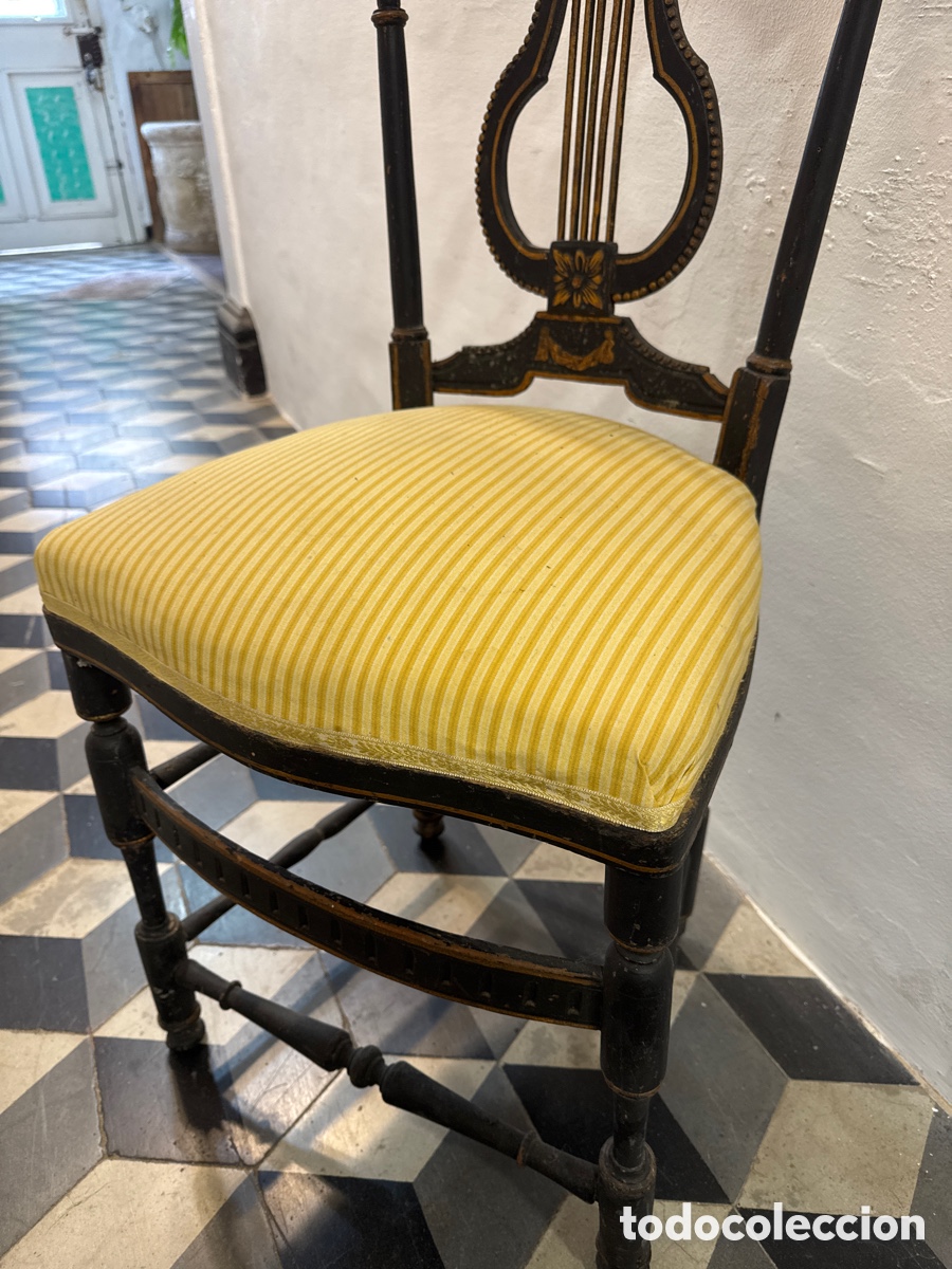 Antig&uuml;edades: Pareja de sillas Luis XVI. - Foto 3