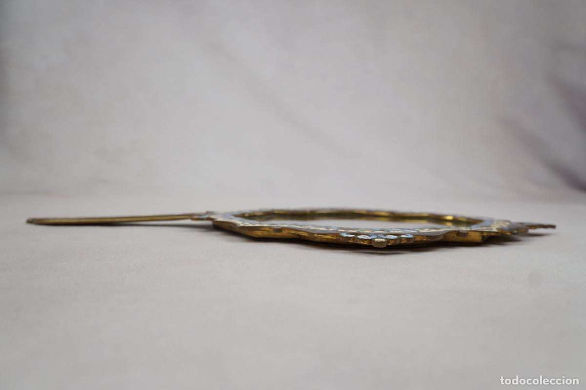 Antig&uuml;edades: Espejo esmaltado en cloisonn&eacute; - Foto 4
