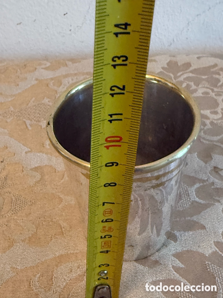 Antig&uuml;edades: Vaso antiguo plateado - Foto 3