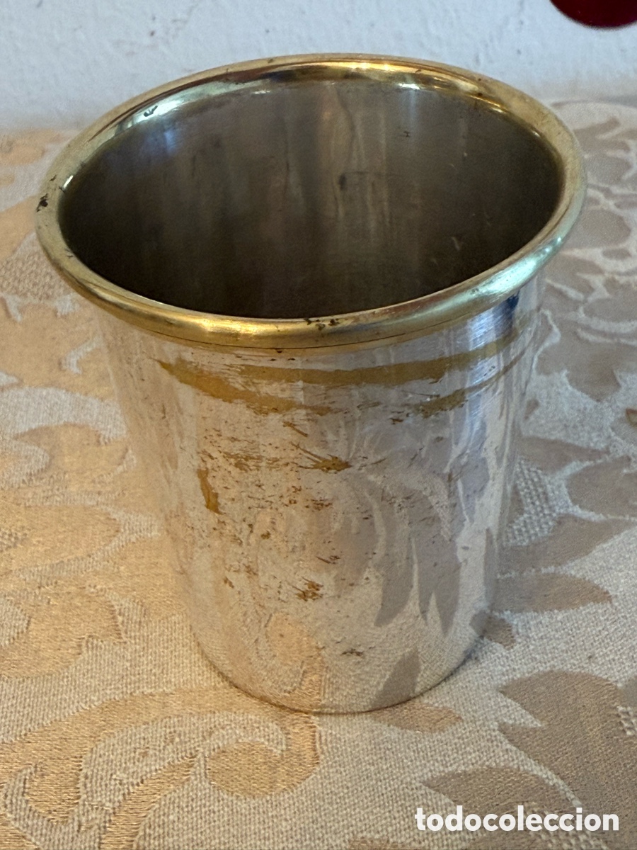 Antig&uuml;edades: Vaso antiguo plateado - Foto 1