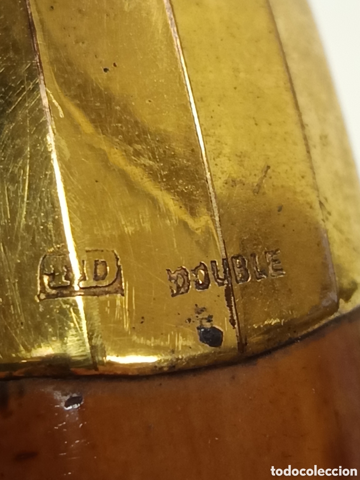 Antig&uuml;edades: Bast&oacute;n ingles TD Malaca chapado en Oro - Foto 4