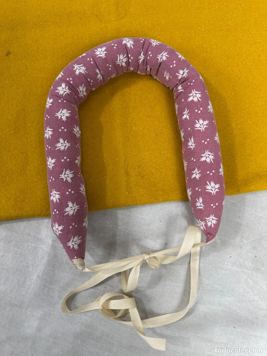 Antig&uuml;edades: Rulo de percal rosa estampado - Foto 1