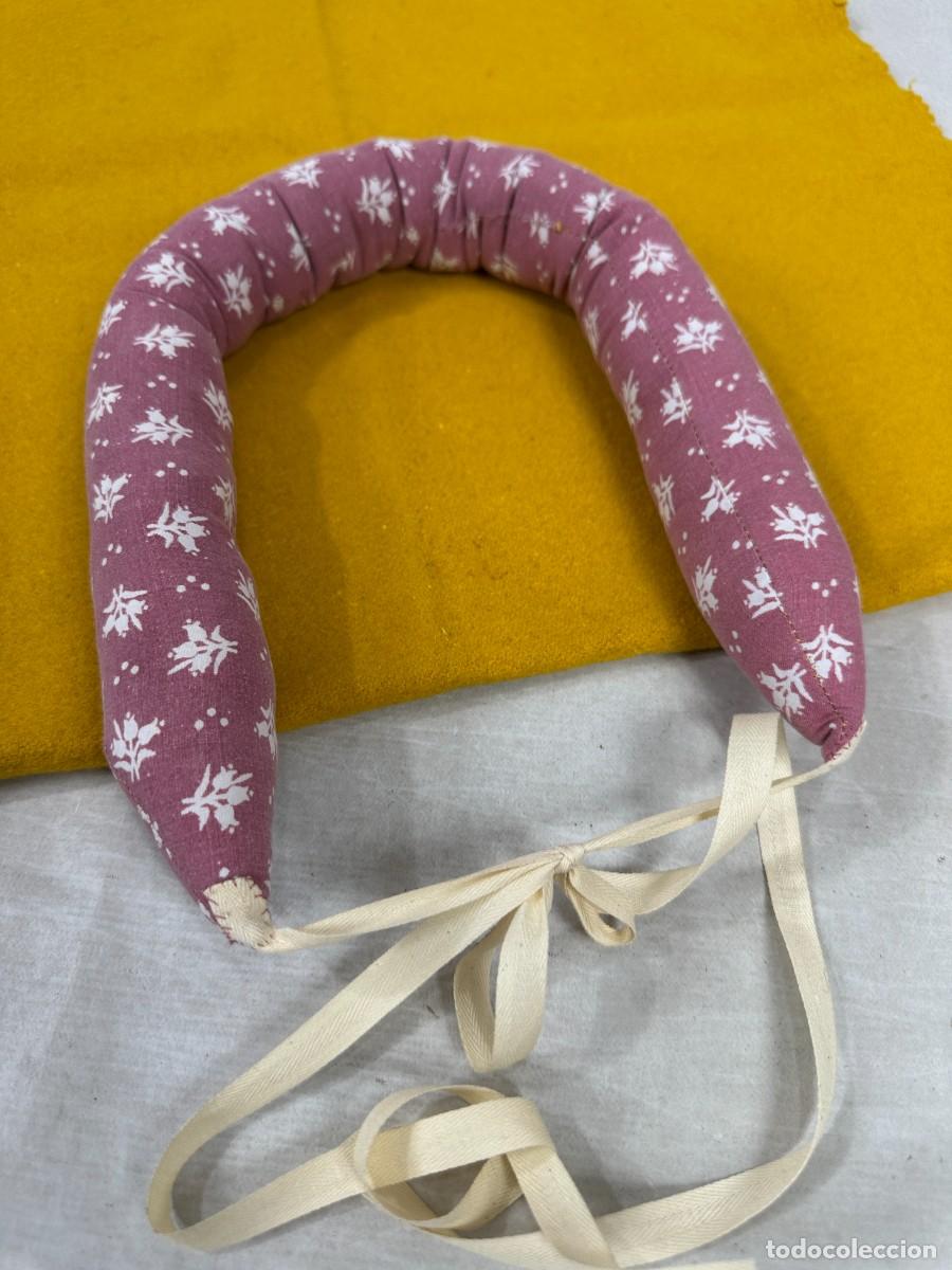 Antig&uuml;edades: Rulo de percal rosa estampado - Foto 2