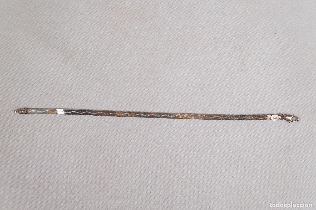 Antig&uuml;edades: Pulsera de plata - estilo italiano - Foto 2